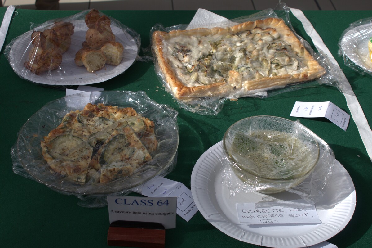 Spring Show 2026 A savoury item using courgette Class